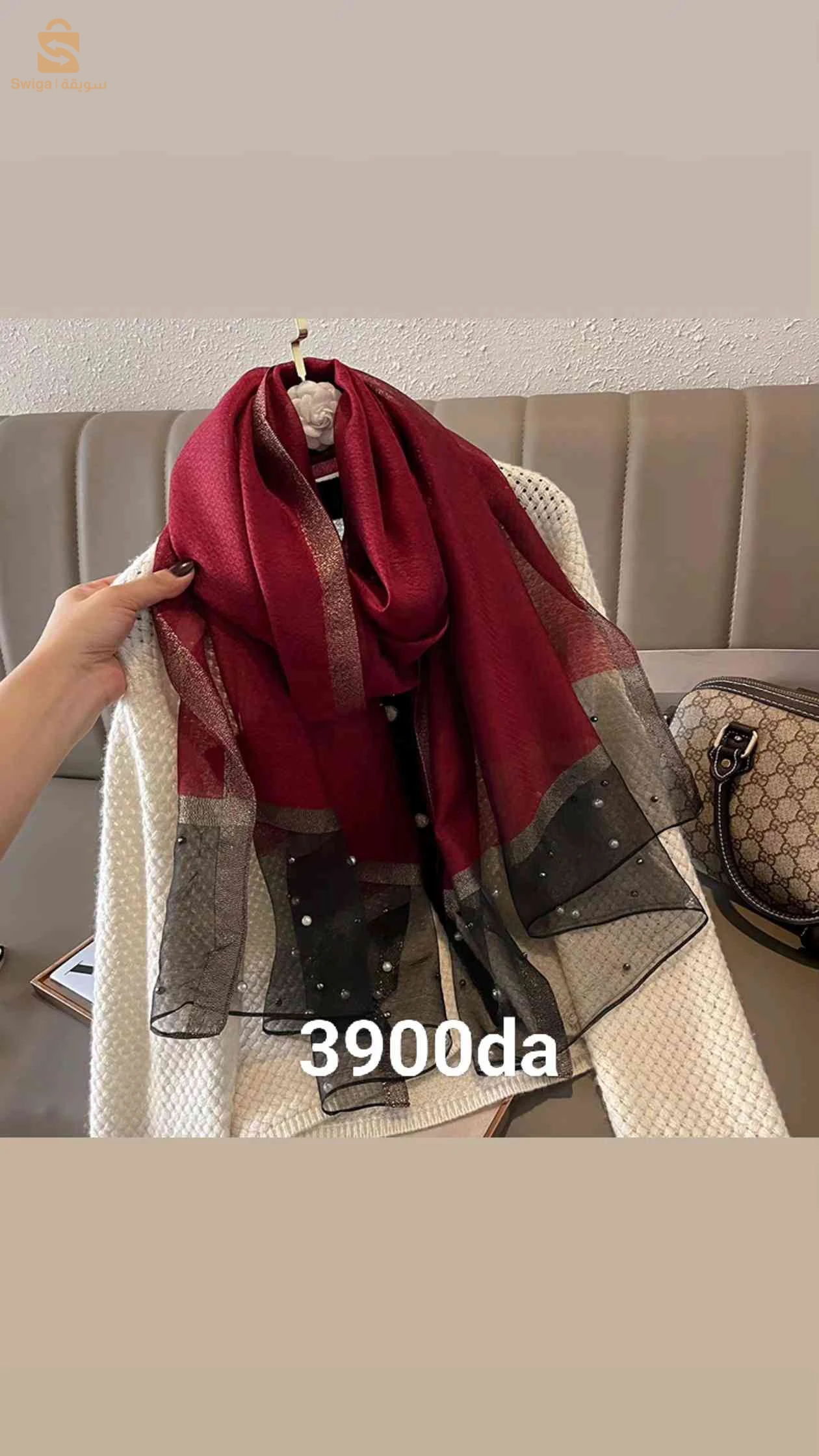 foulards en soie et laine