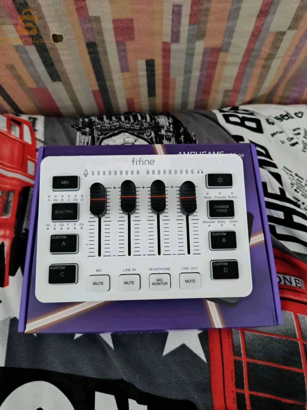 FIFINE AmpliGame SC3 Gaming Audio Mixer