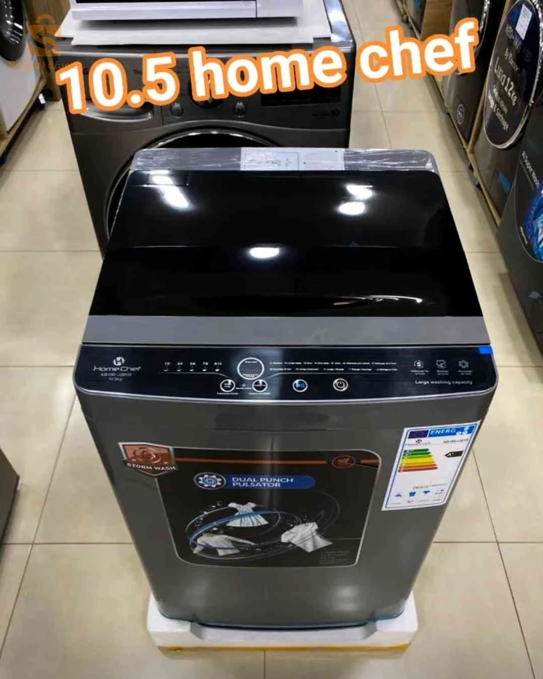 Machine lavier homeChef 10.5kg automatic 12 programme