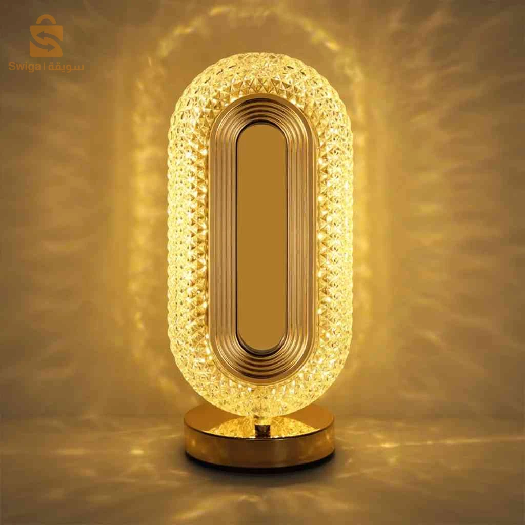 Lampe de table décorative LED forme œil d'étoile (1 pièce)