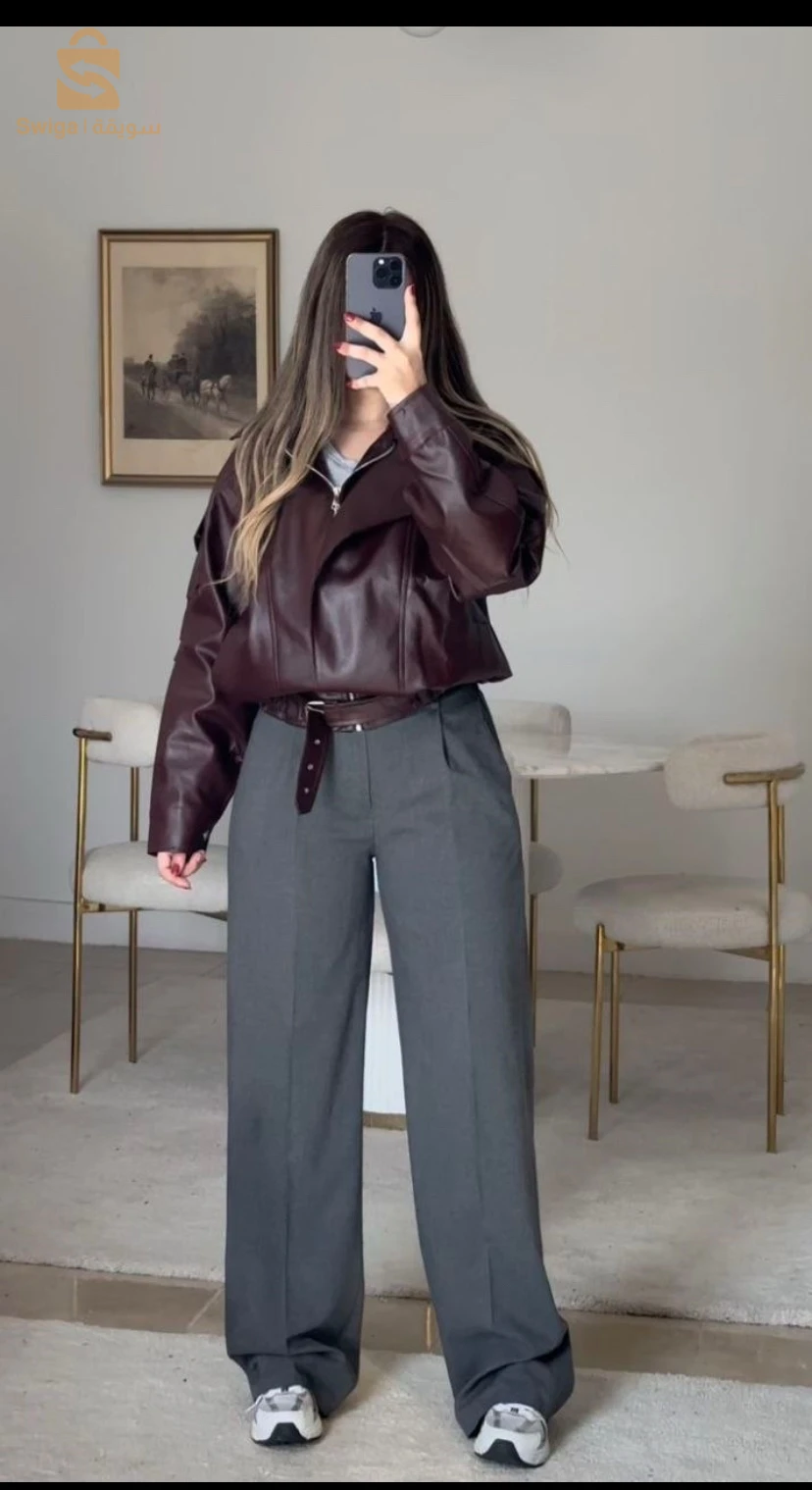 pantalon classique gris