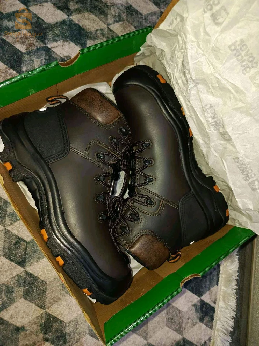 COVERGUARDChaussure De Securite haute CUIR Avec Embout Taille Haute N°39Prix:6000da