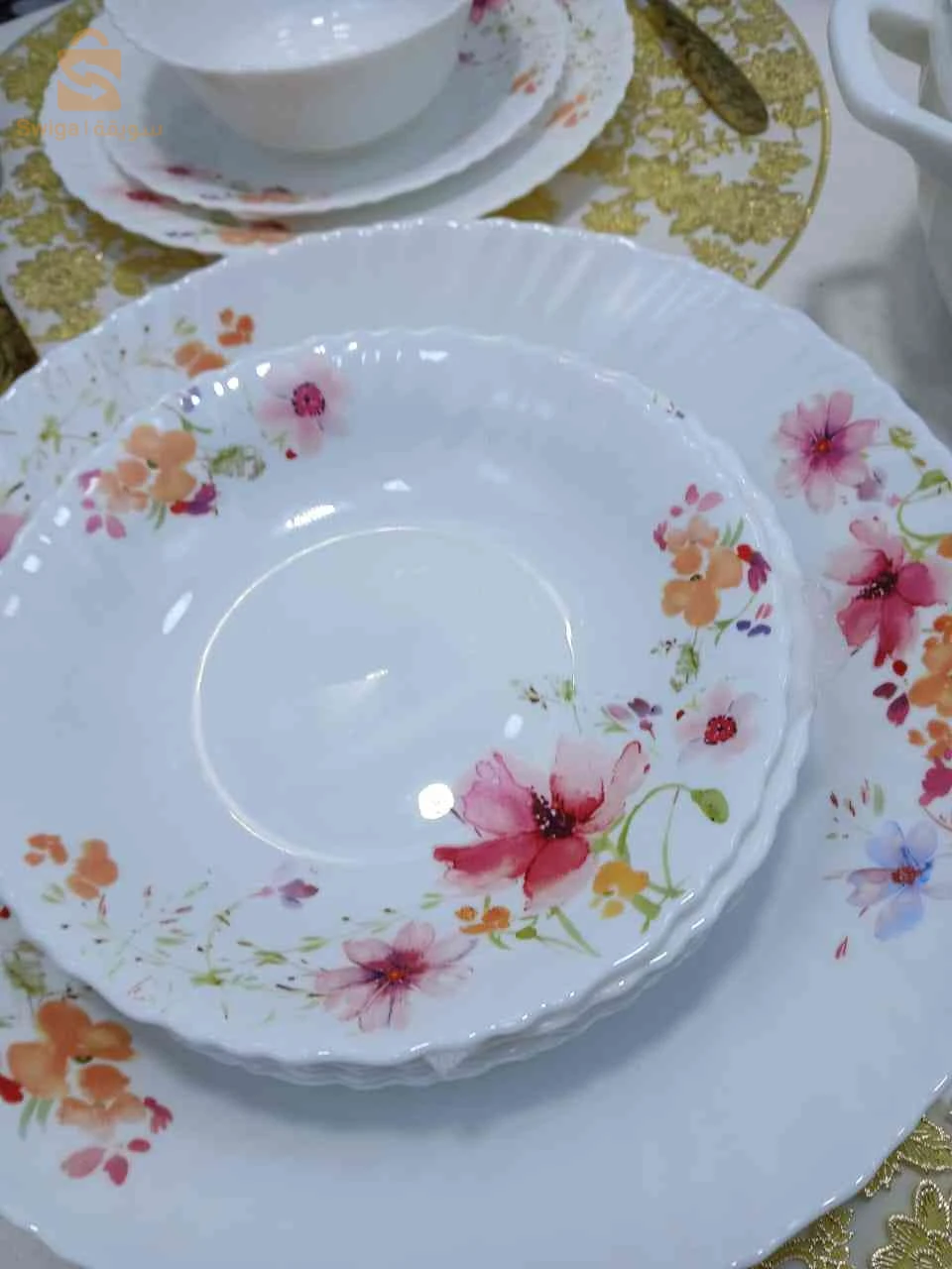 Service A Table 29 Pice A Fleur 
service a table 29 pice a fleur 
service a table 29 pice a fleur 
مادة الصنع اركبال