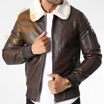 veste semi cuir original