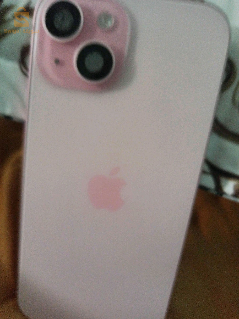 بيع ايفون 15 لون زهري باتري 89 128g