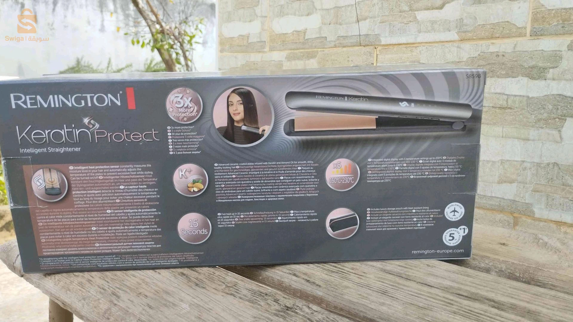 lisseur Remington keratin protect