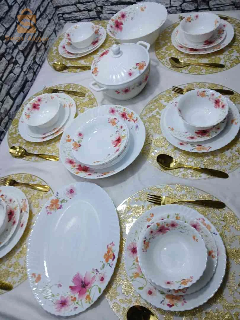Service A Table 29 Pice A Fleur 
service a table 29 pice a fleur 
service a table 29 pice a fleur 
مادة الصنع اركبال