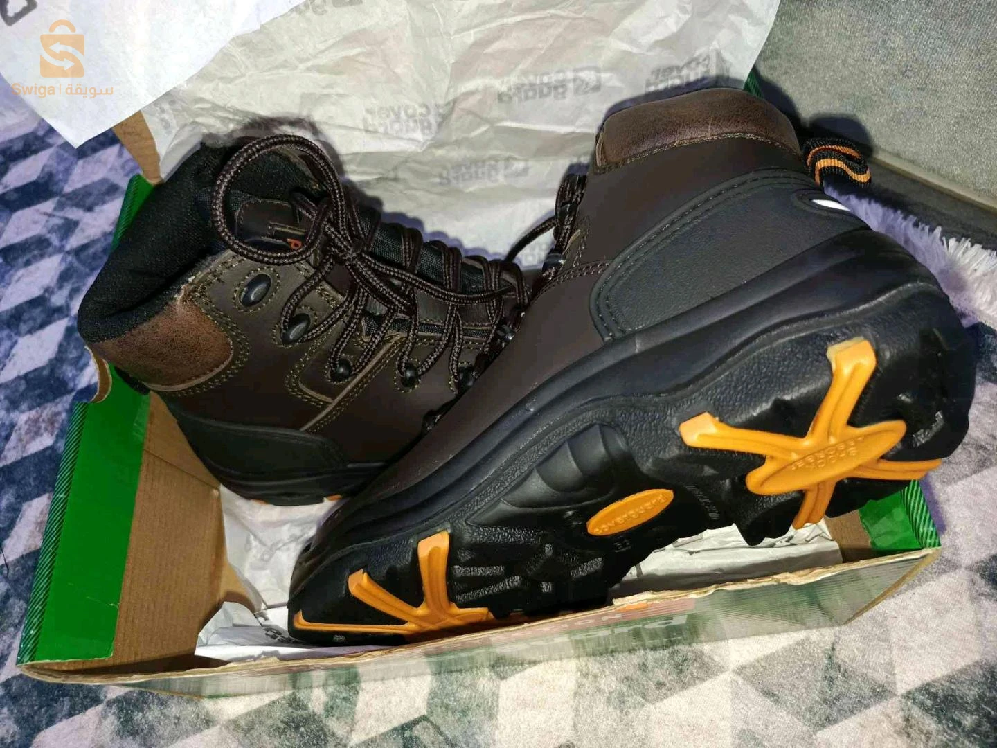 COVERGUARDChaussure De Securite haute CUIR Avec Embout Taille Haute N°39Prix:6000da