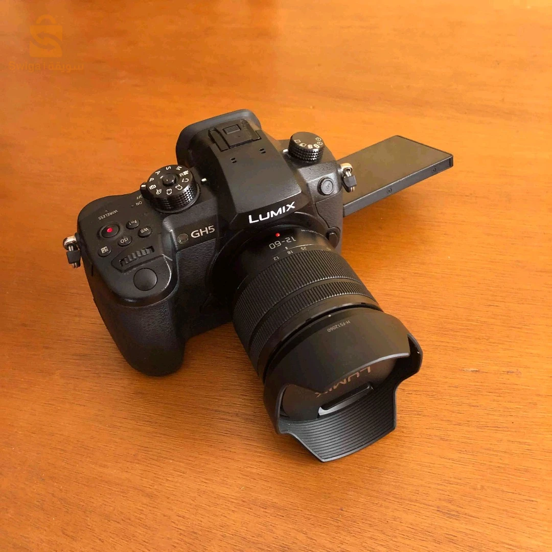 appareil photo lumix gh5 avec objective 12-60mm