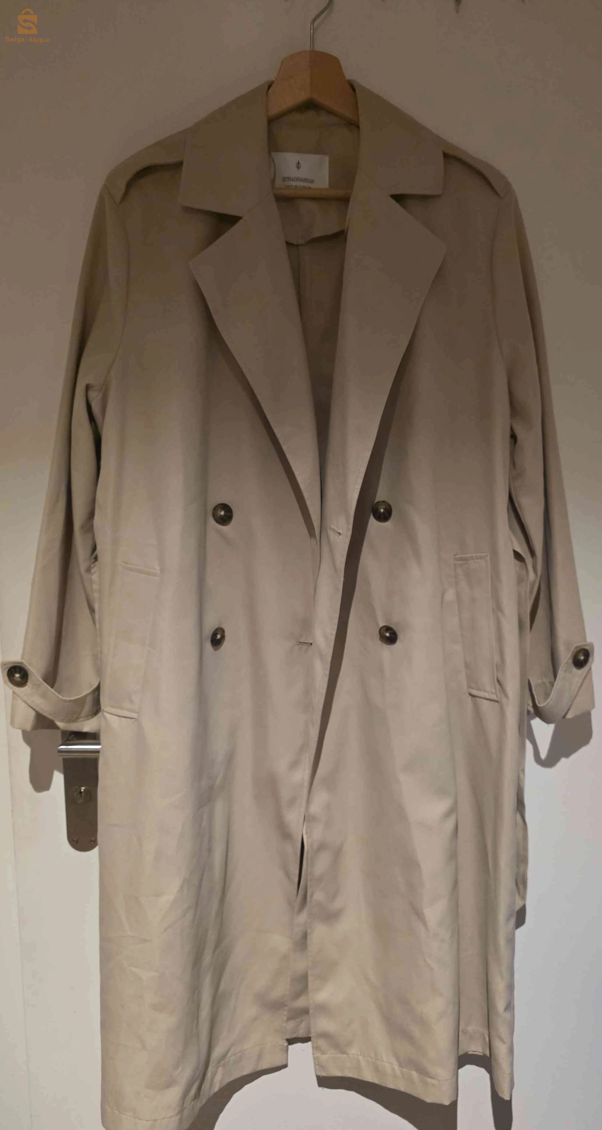 Stradivarius women Trenchcoat beige