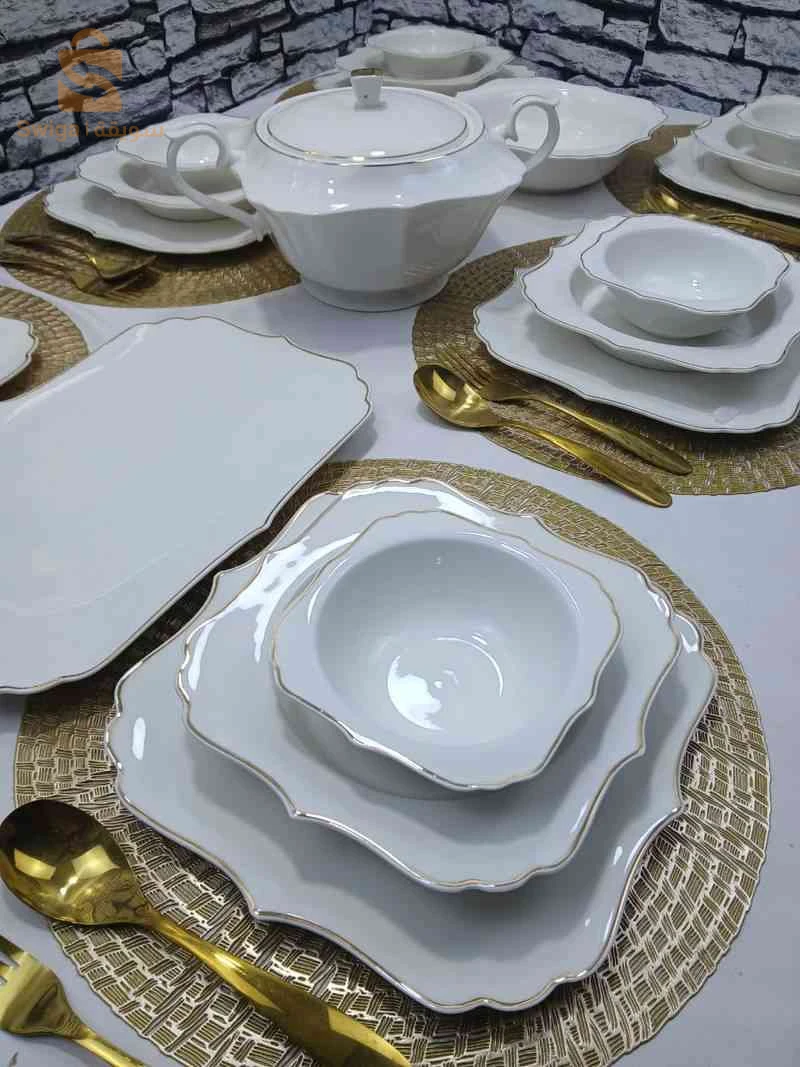 Service A Table 22 Piece  Blon B Dorri .  Art Colection Sample