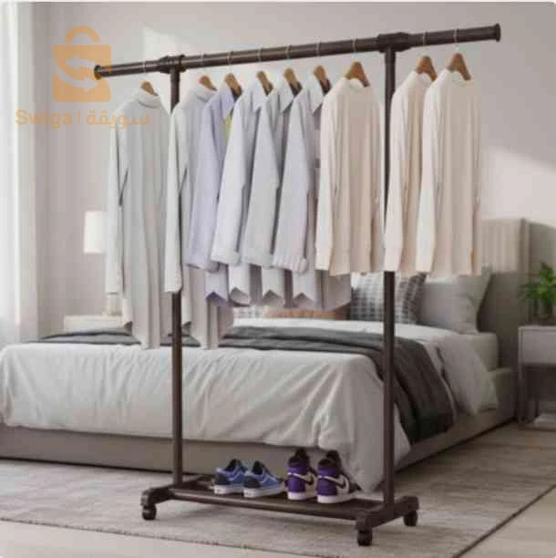 penderie porte vêtements single barre 36K