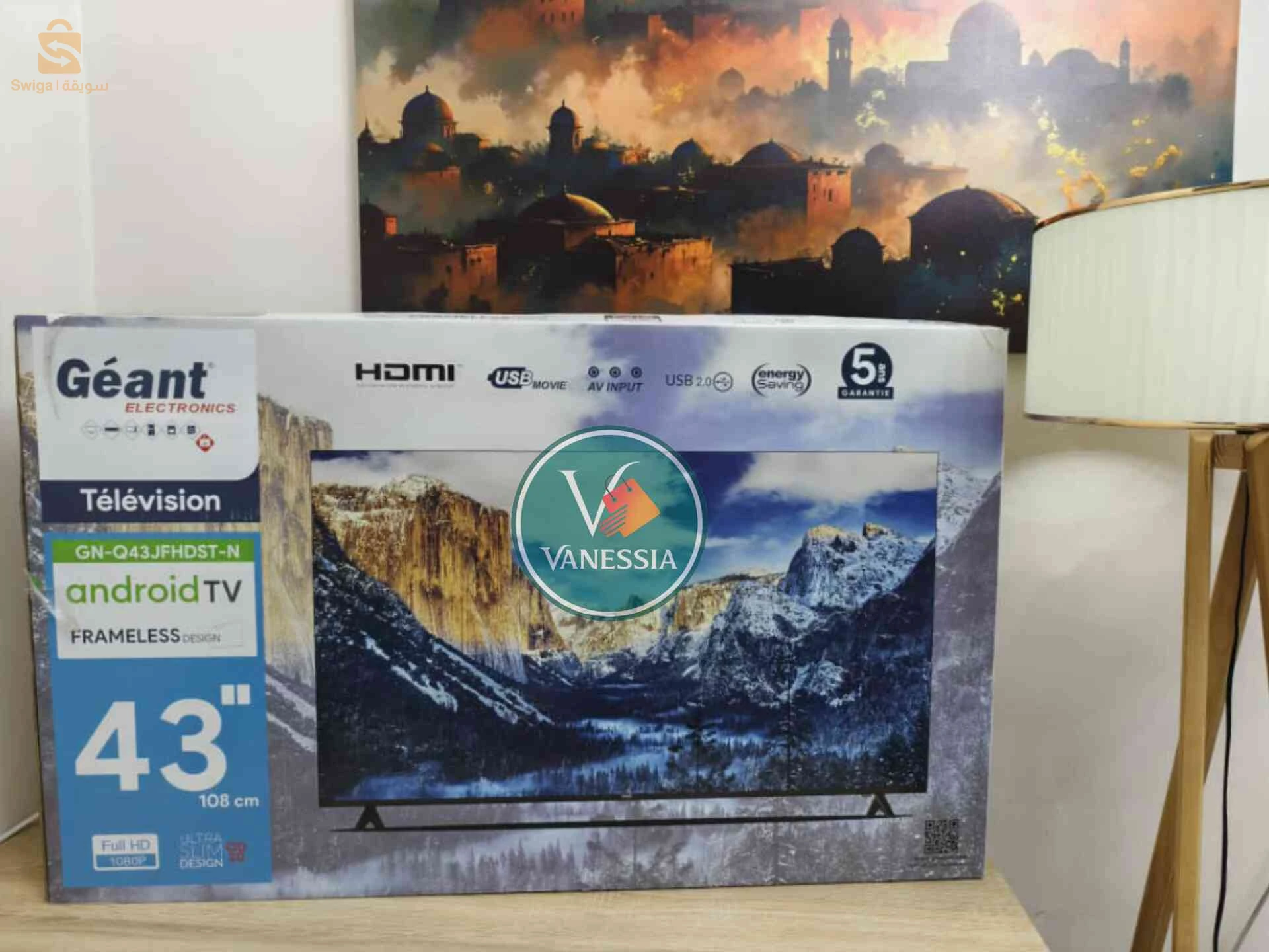 Télévision 43P Android Marque géant