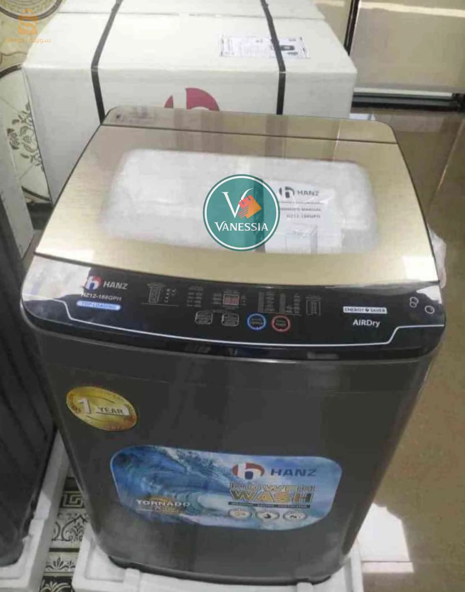 Machine à laver automatique la top marque Hanz 12 kg