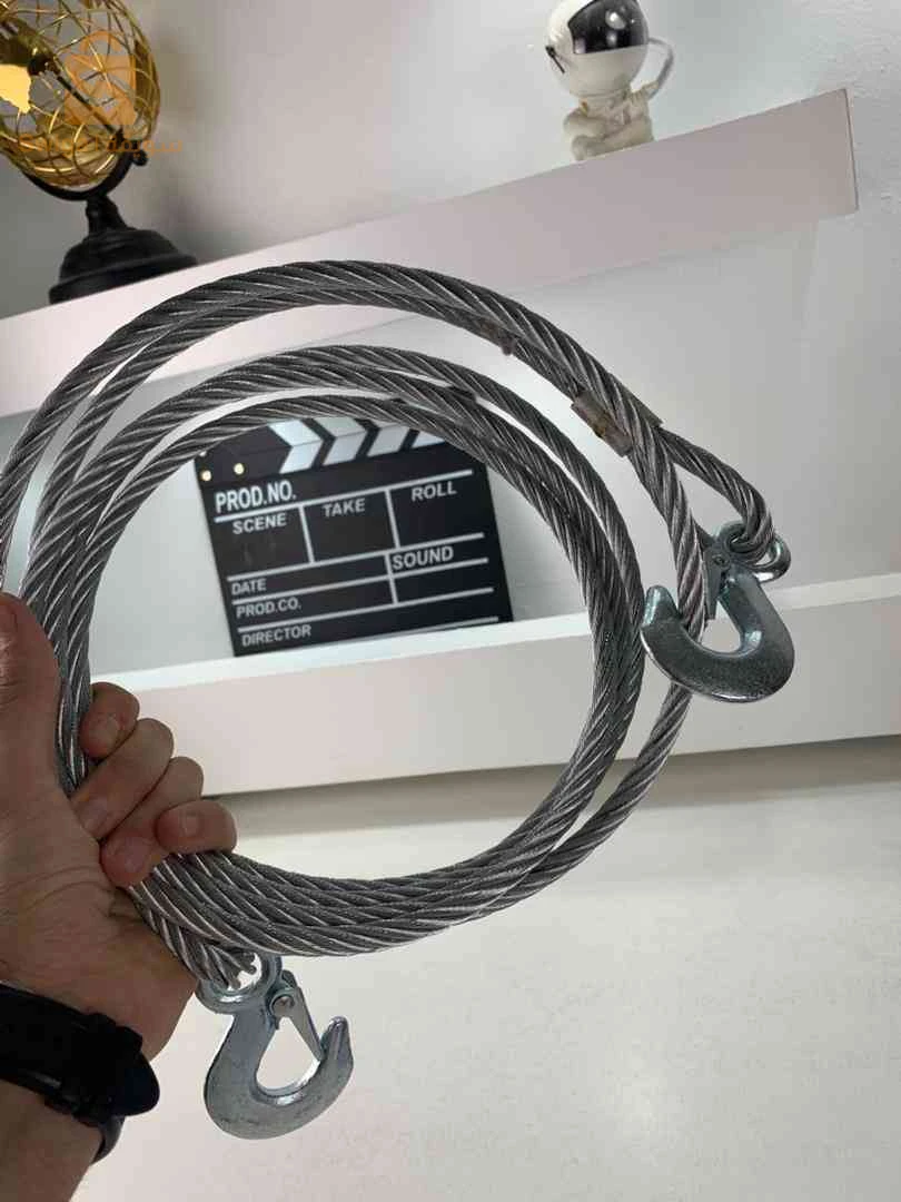 Cable de remorquage 5ton avec fil d’acier de qualité supérieure – كابل جر العربات