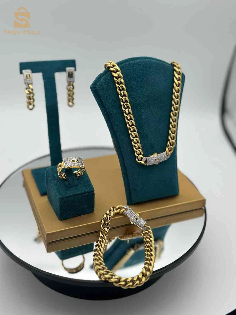 Parure Monaco en acier inoxydable