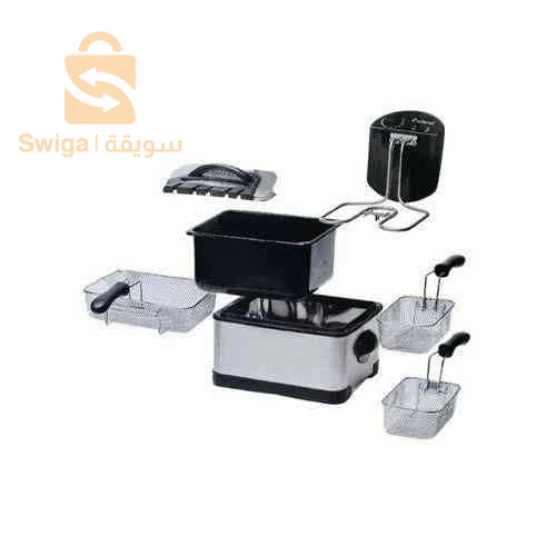 مقلاة عميقة مزدوجة 4.5 لتر  Multismart  Ms-fr1204
