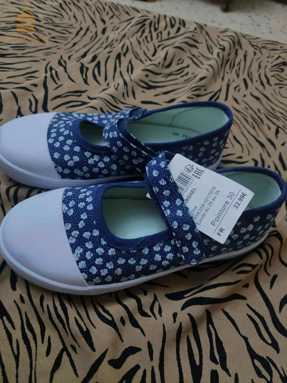 basket fille pointure 30