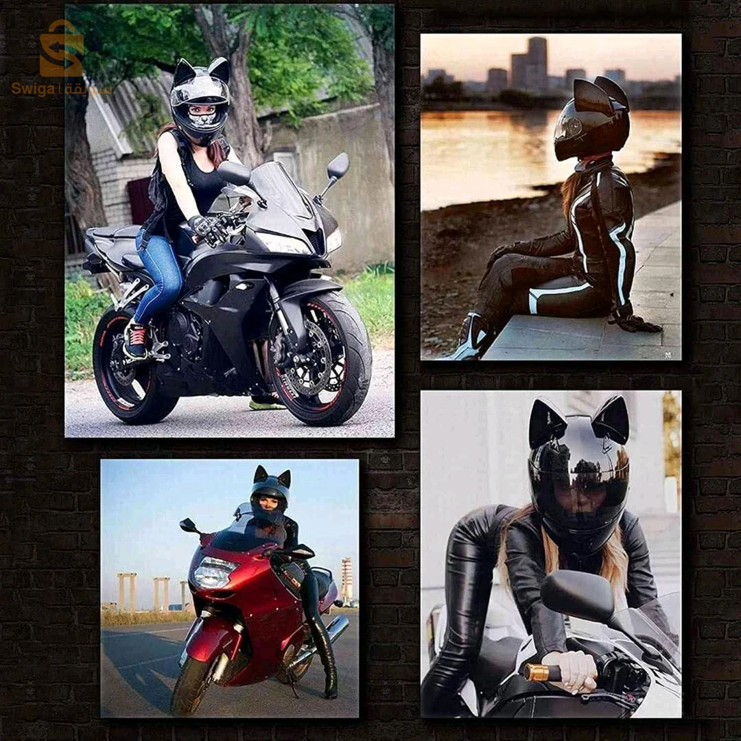 Casque de moto  pour femme