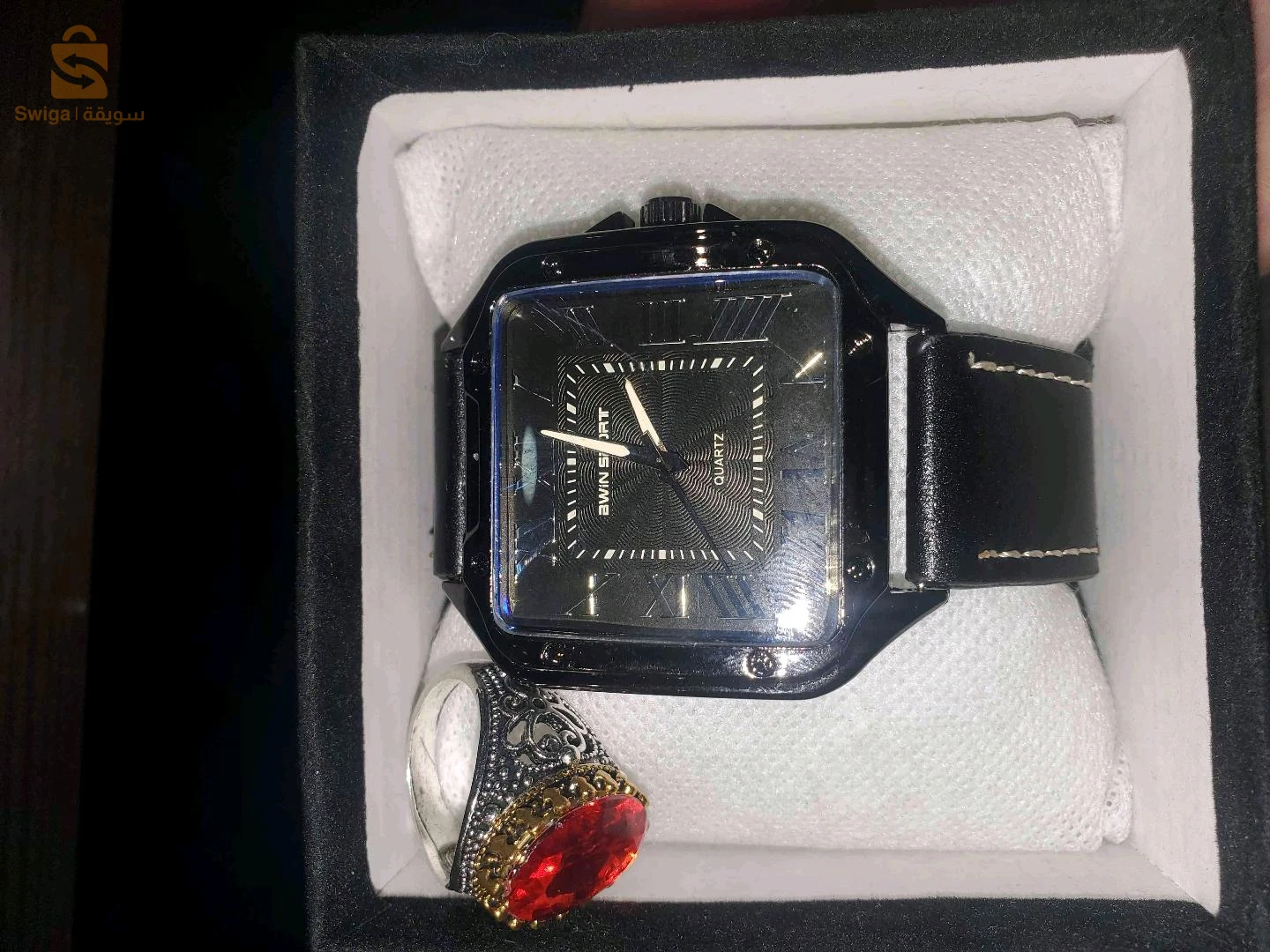 ساعة rolex +خاتم