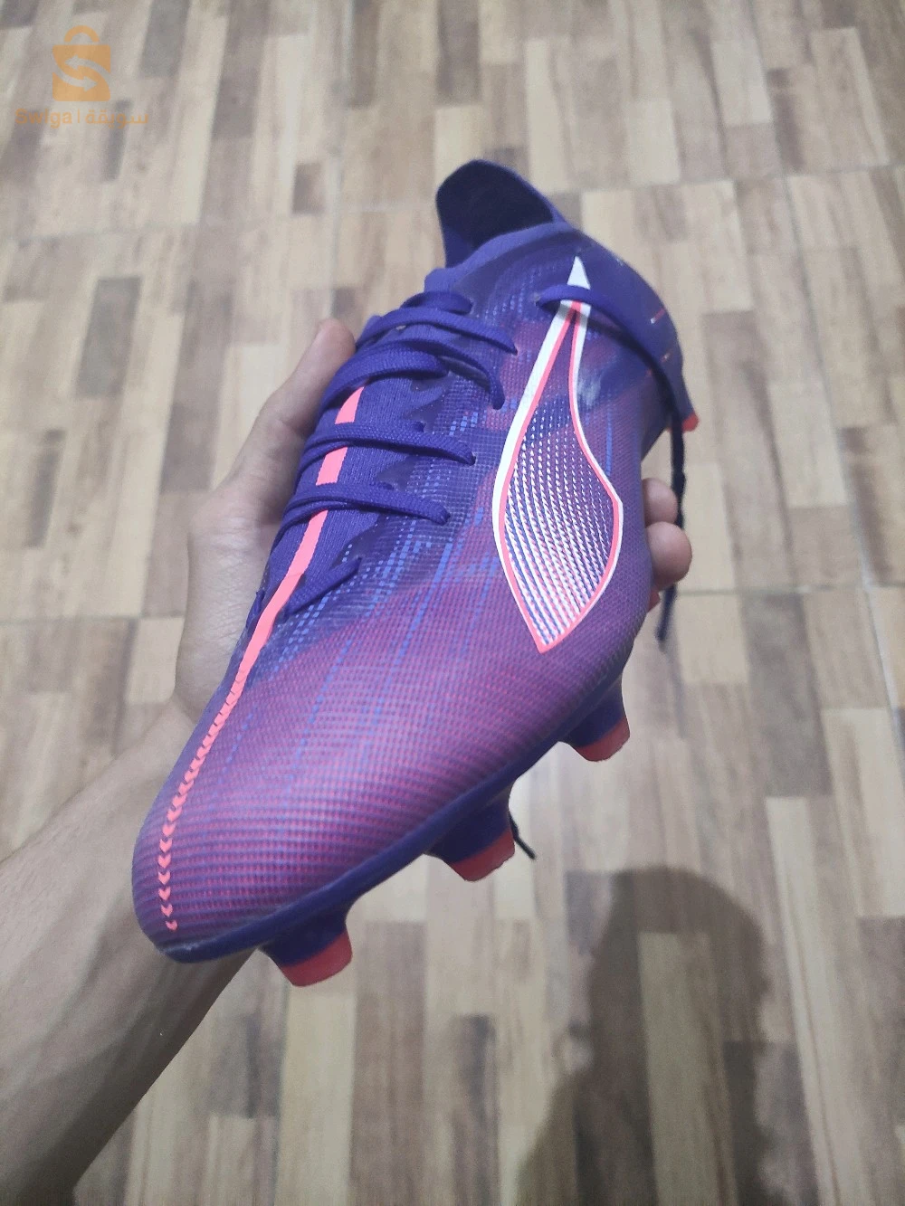 حذاء كرة قدم puma ultra 5 original جديد مستعمل مرة واحدة