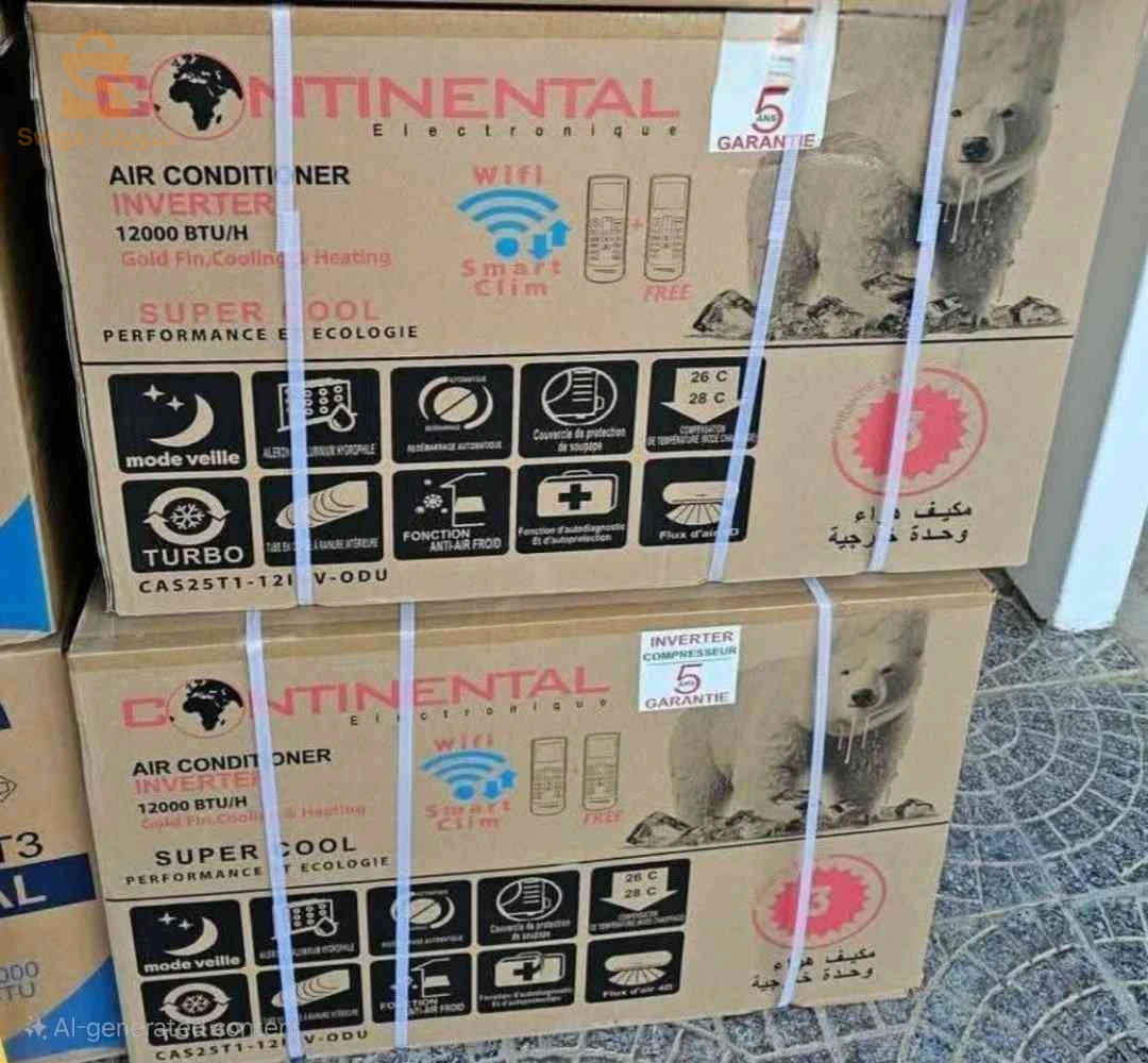 Climatiseur CONTINETAL 12000 BTU INVERTER WIFI SUPER-COOL