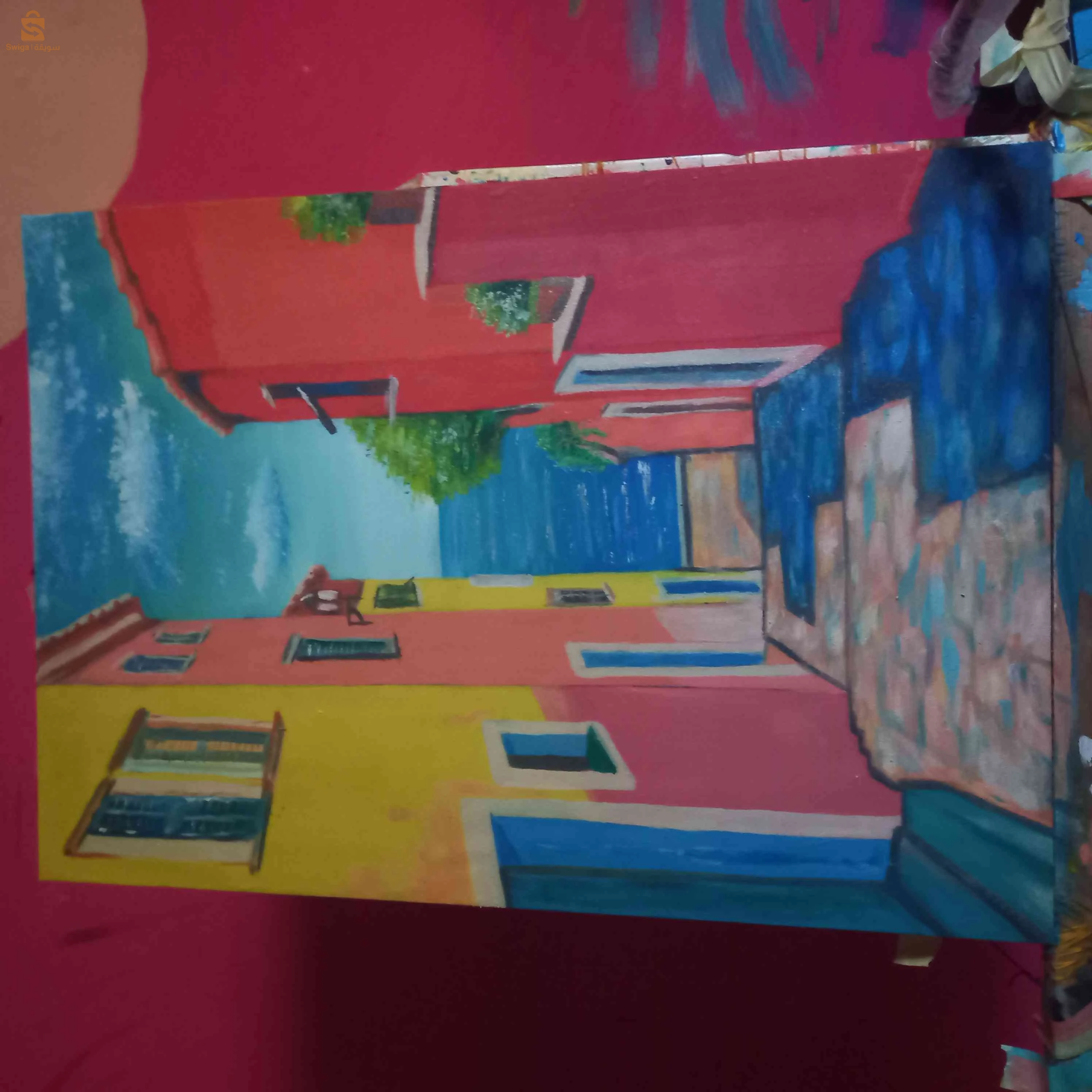 dessin mural décoration