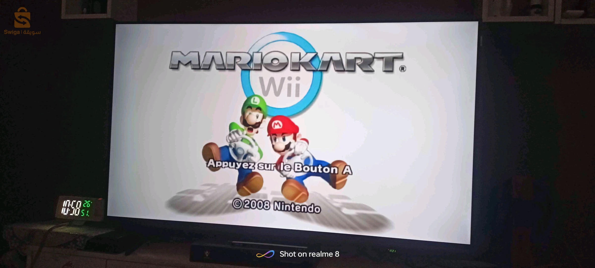 Nintendo wii flaché 2 manette originale plus station de charge