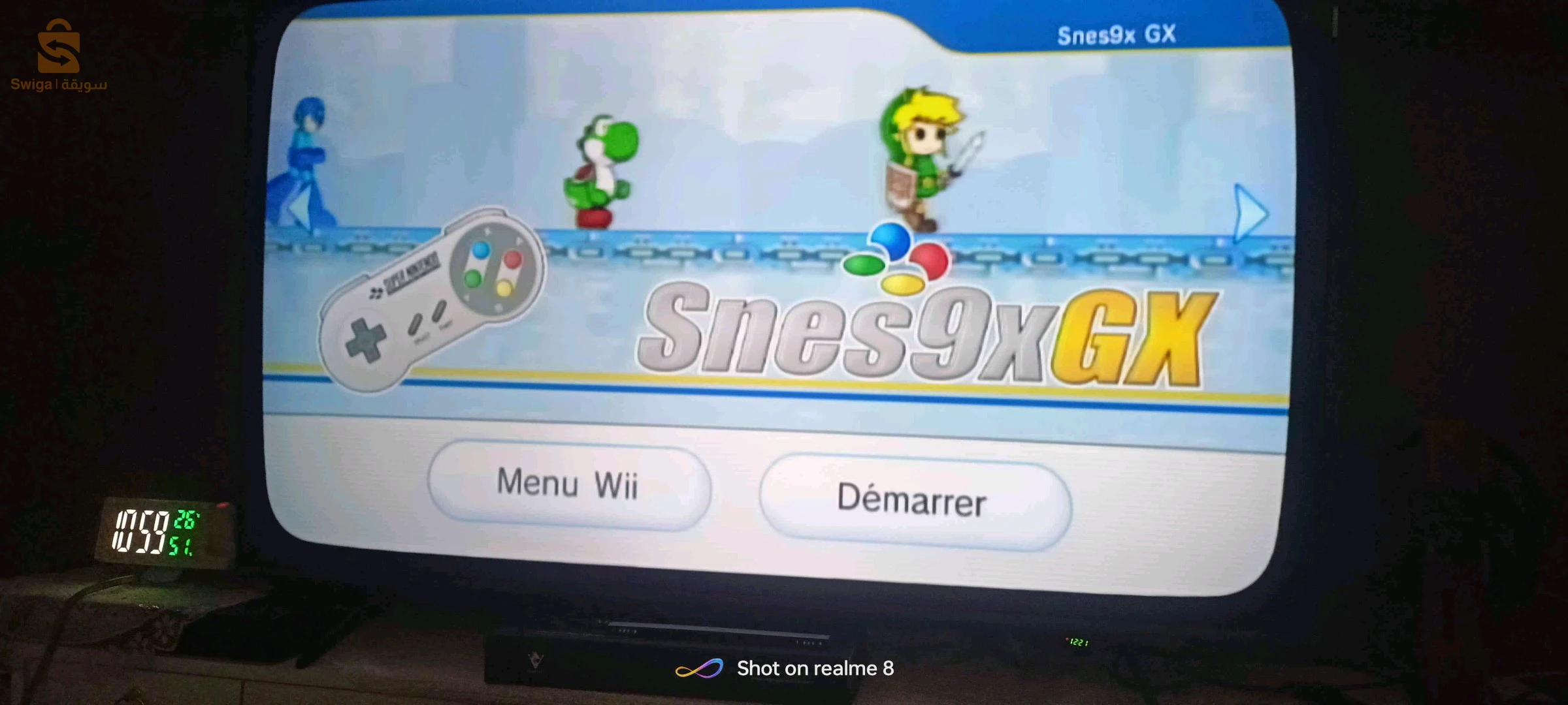Nintendo wii flaché 2 manette originale plus station de charge
