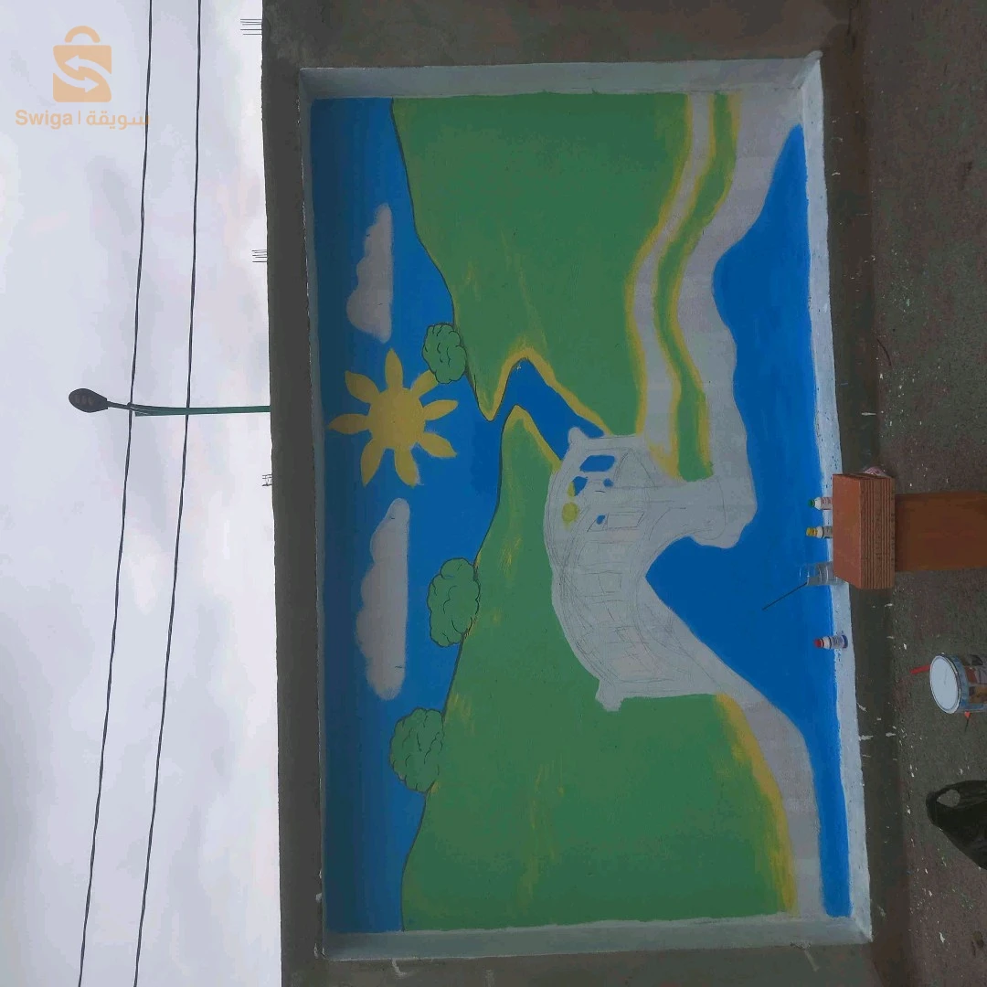 dessin mural décoration