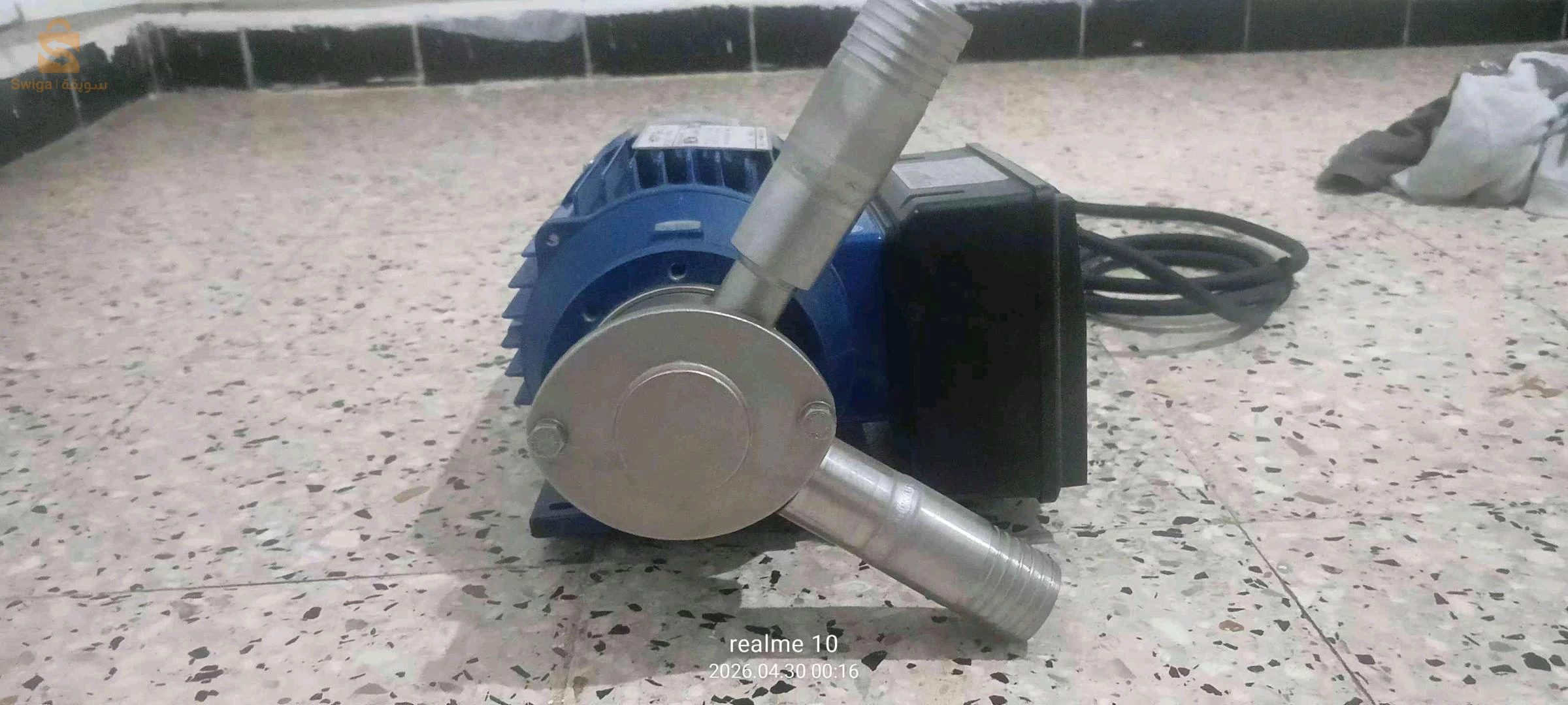 مضخة Liverani EP Mini 3/4" إيطالية جديدة تماماًمع موتور Motek 0.48 kW 230V أحادي الطورمضخة دوار مرن (Flexible Impeller)مناسبة للنبيذ، الزيت، العسل، العصائر، السوائل اللزجةSelf-priming + Reversible (عكس الاتجاه)Made in Italy