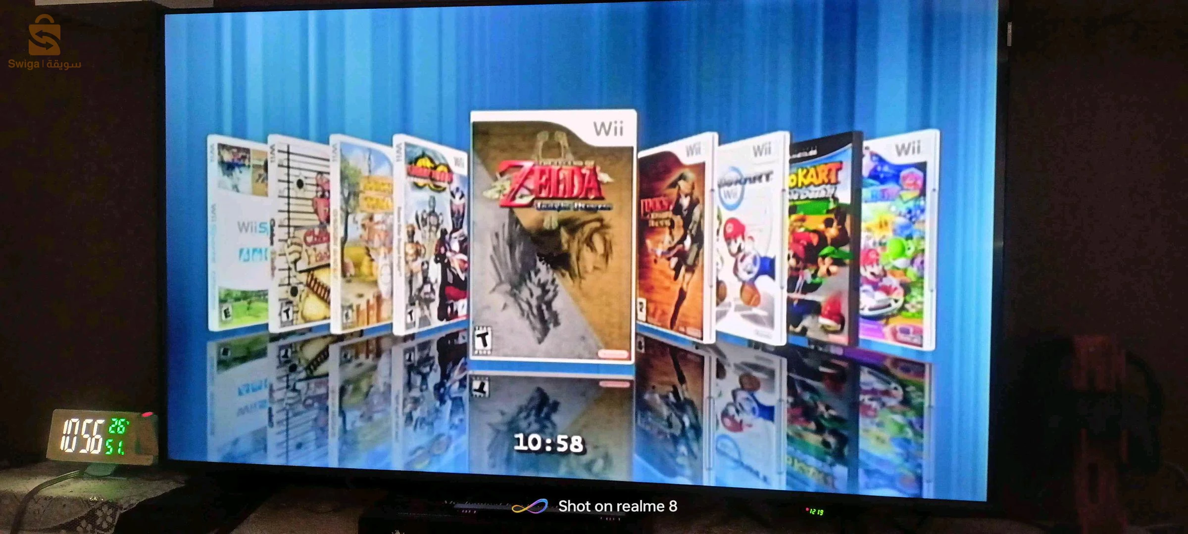Nintendo wii flaché 2 manette originale plus station de charge