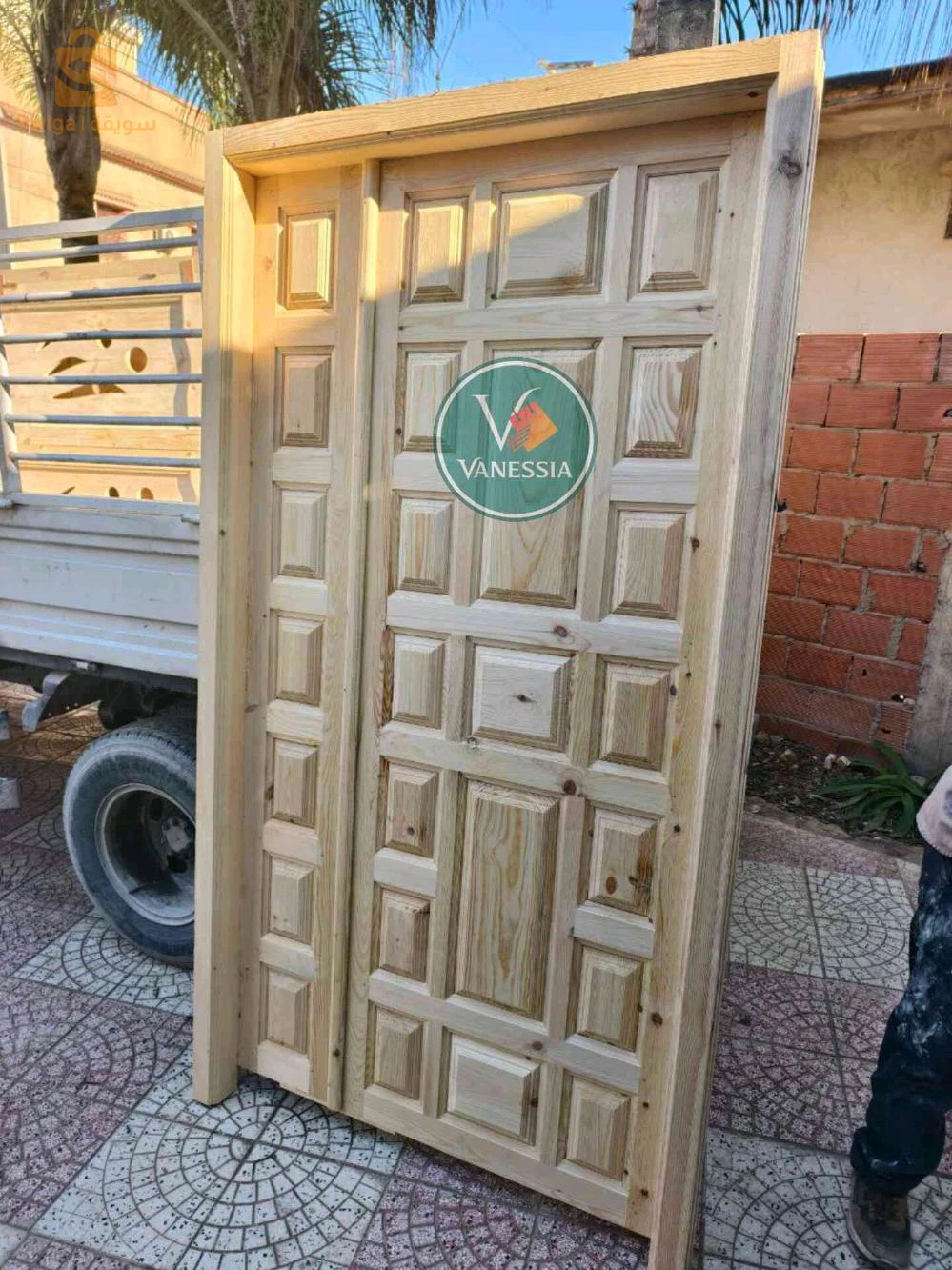 Porte D'Entrée Bois Rouge