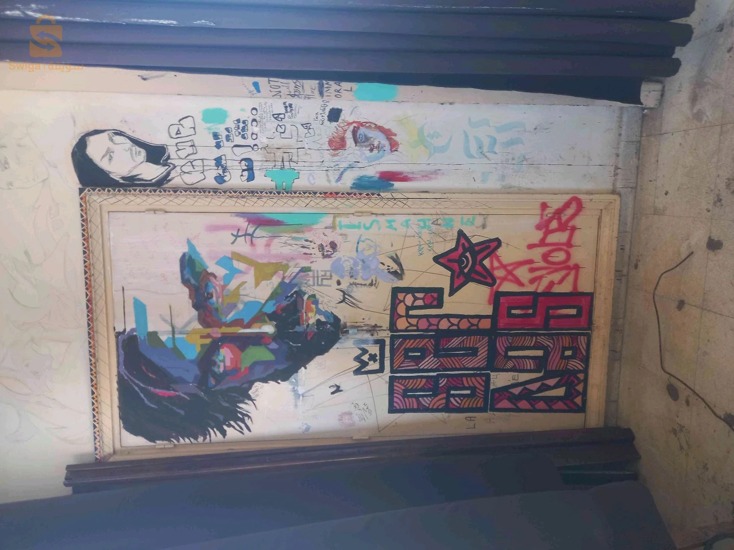dessin mural décoration