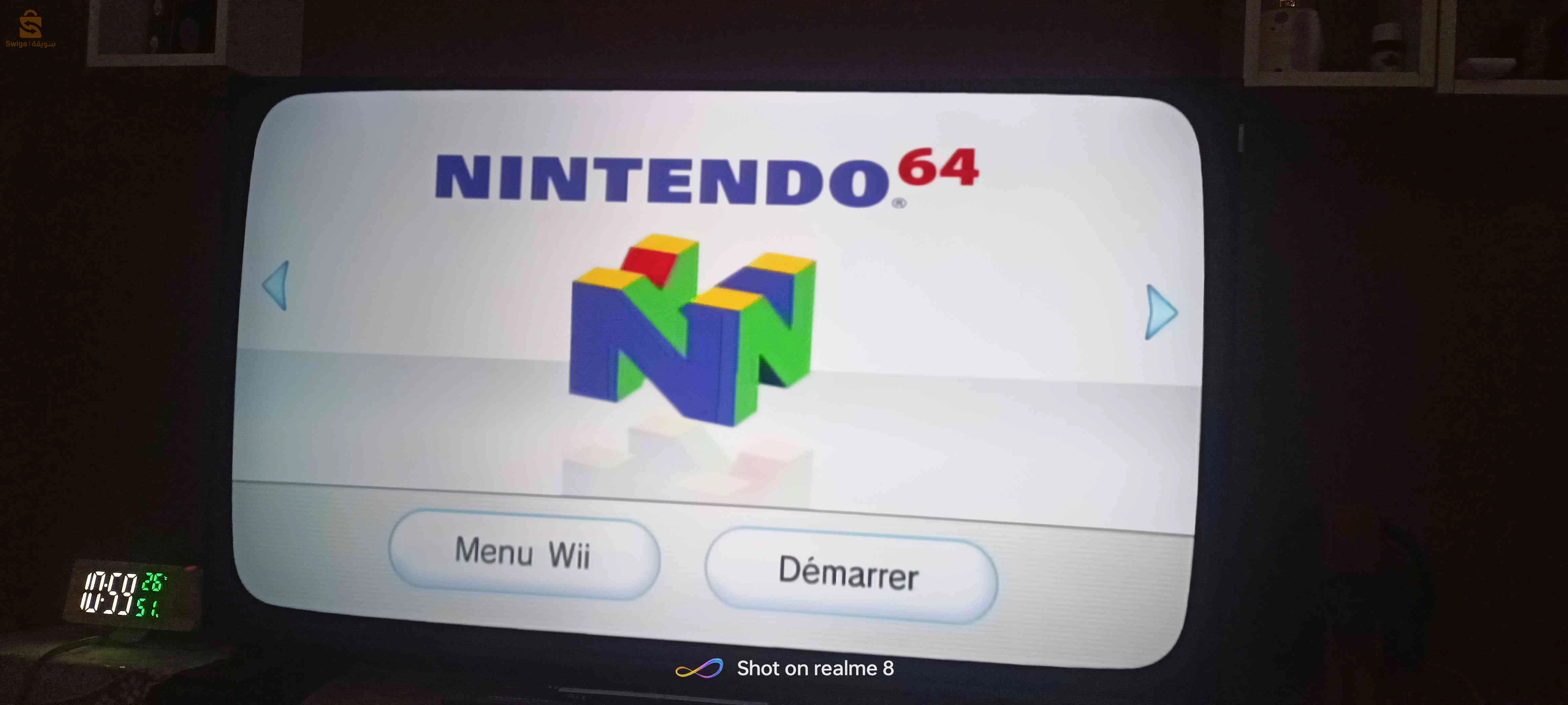 Nintendo wii flaché 2 manette originale plus station de charge