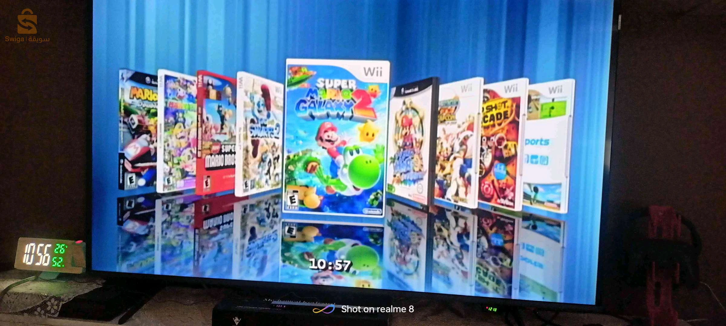 Nintendo wii flaché 2 manette originale plus station de charge