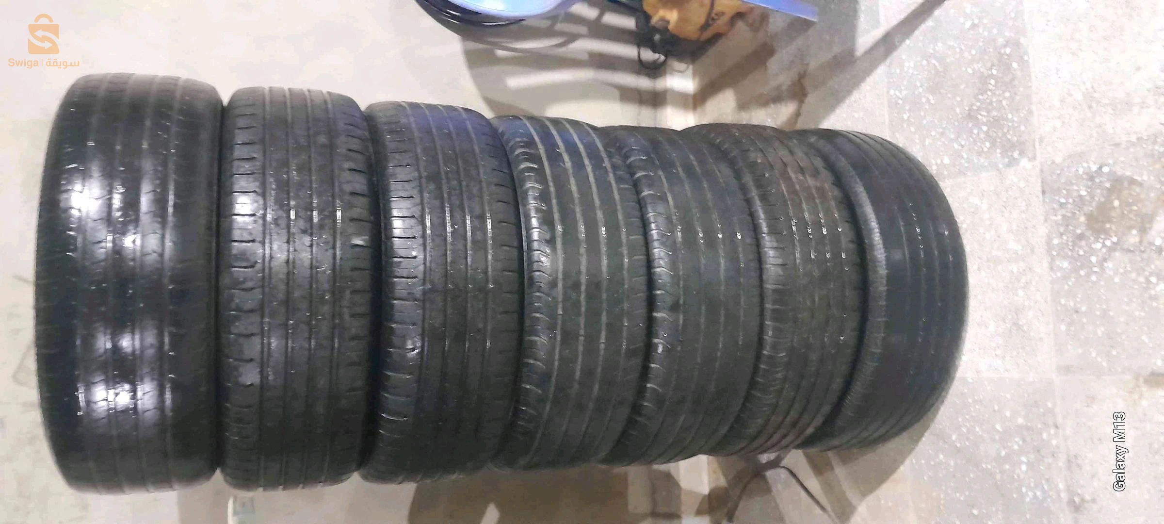 عندي 7حبات مستعملين 205/55/16