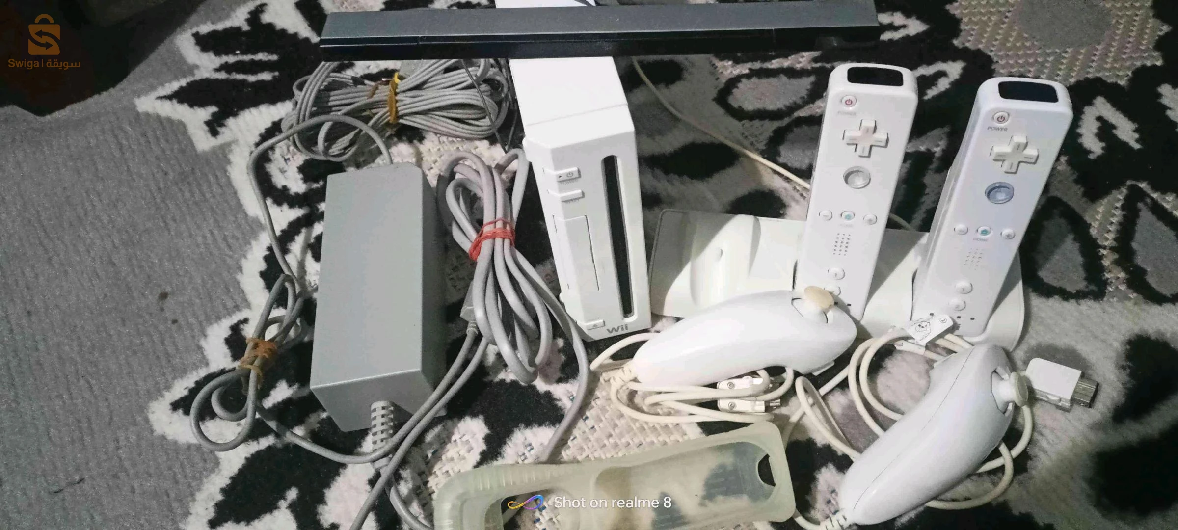 Nintendo wii flaché 2 manette originale plus station de charge