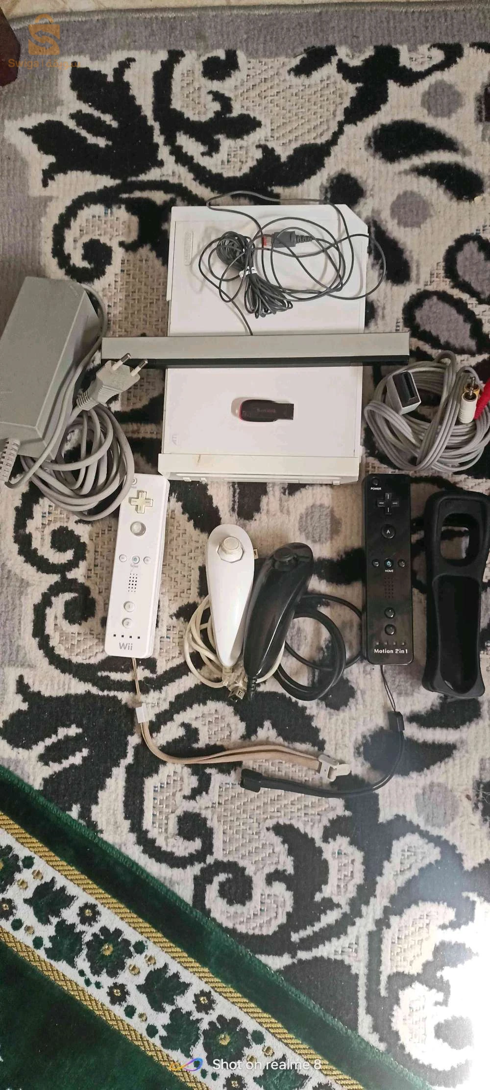 Nintendo wii flaché 2 manette 32 gb
