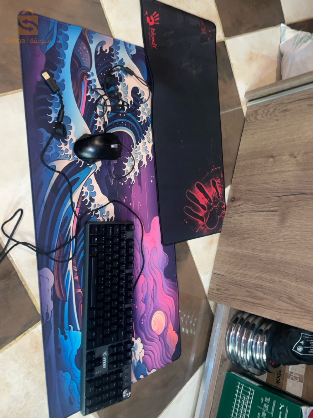 combo clavier, souris,