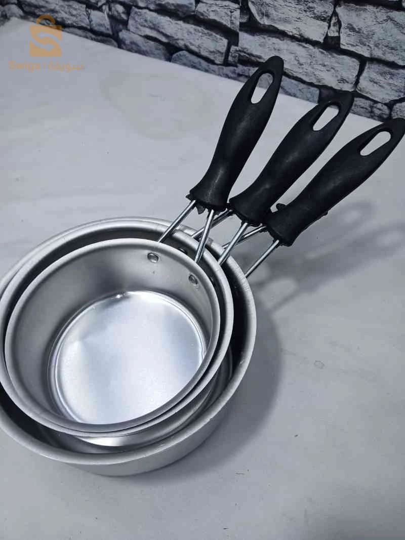 Casserol Aluminium 3 Piece
الوصف مادة الصنع المنيوم 
الحجم 
ترفد 0.8 لتر 
1.2 لتر 
2 لتر