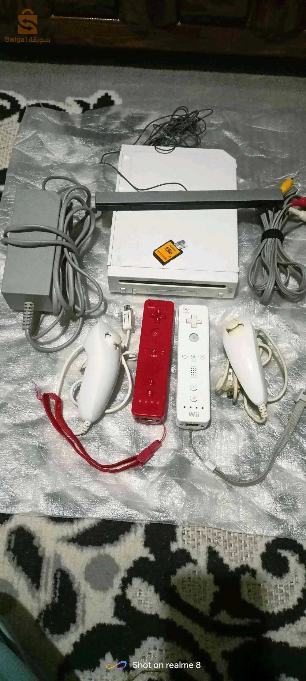 Nintendo wii flaché 2 manette