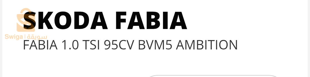سكودا Fabia 2023 تيزيوزو