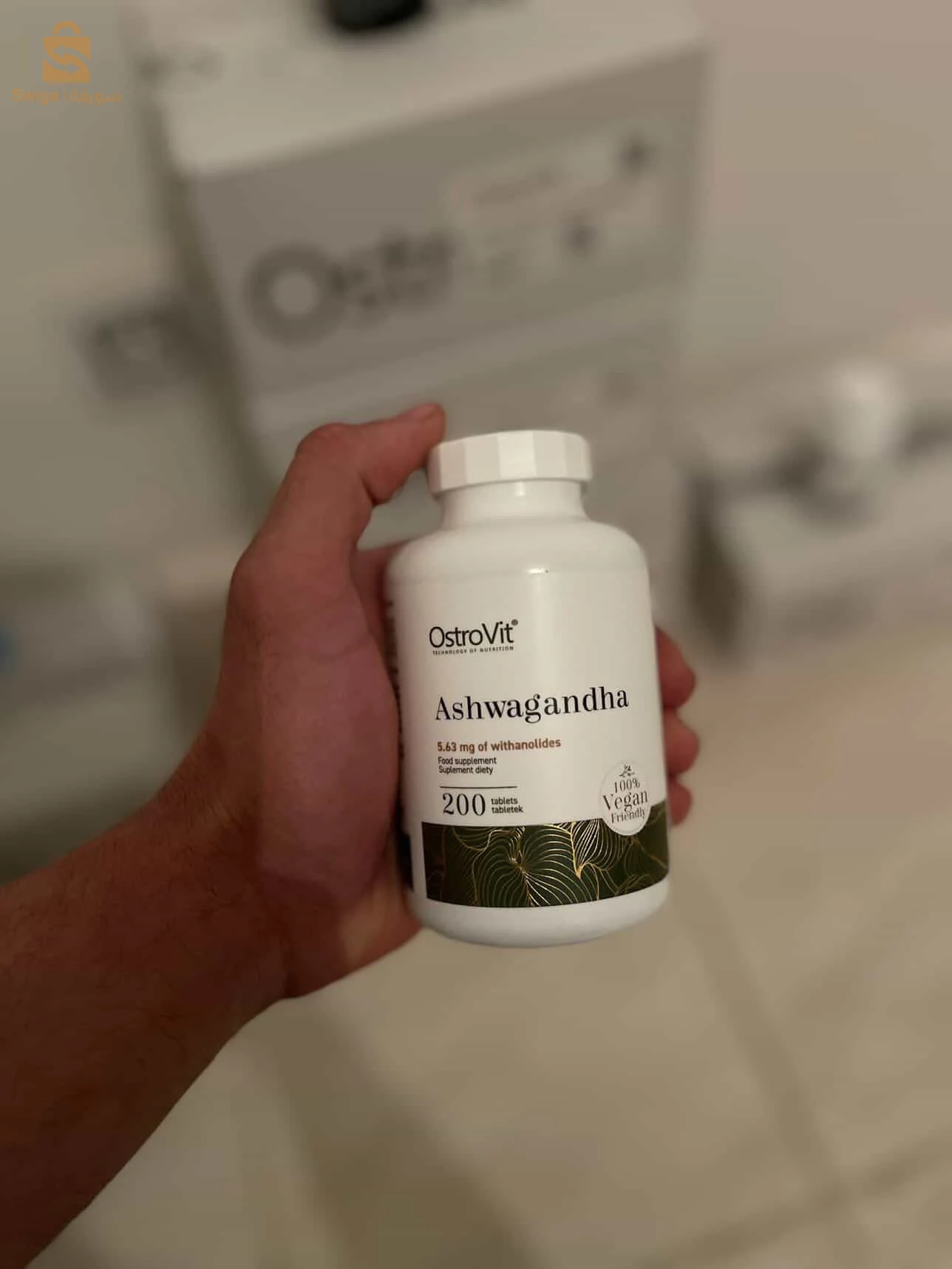 Ostro Vit®IRANBIOGE OF NUTRITIONAshwagandha5.63 mg of withanolidesFood supplementSuplement diety200 tabletstabletek100%VeganTendly