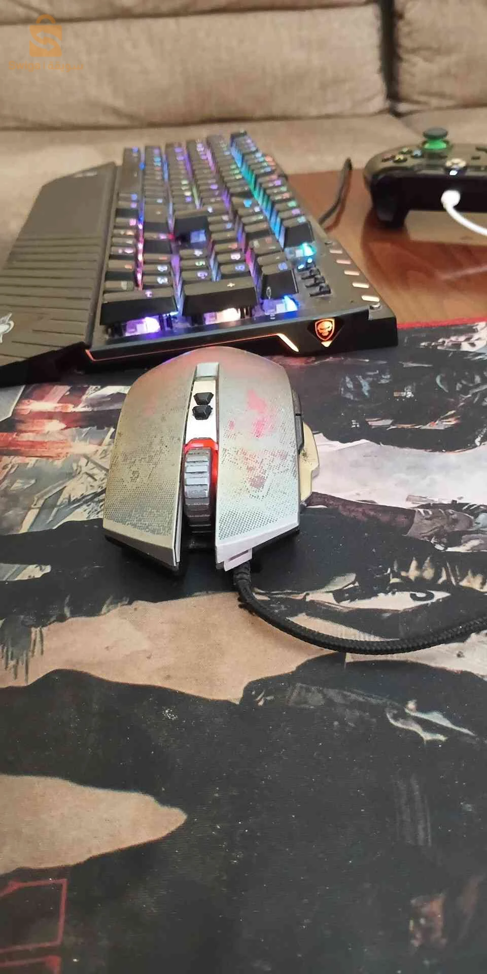 pack clavier sourie tapis gaming