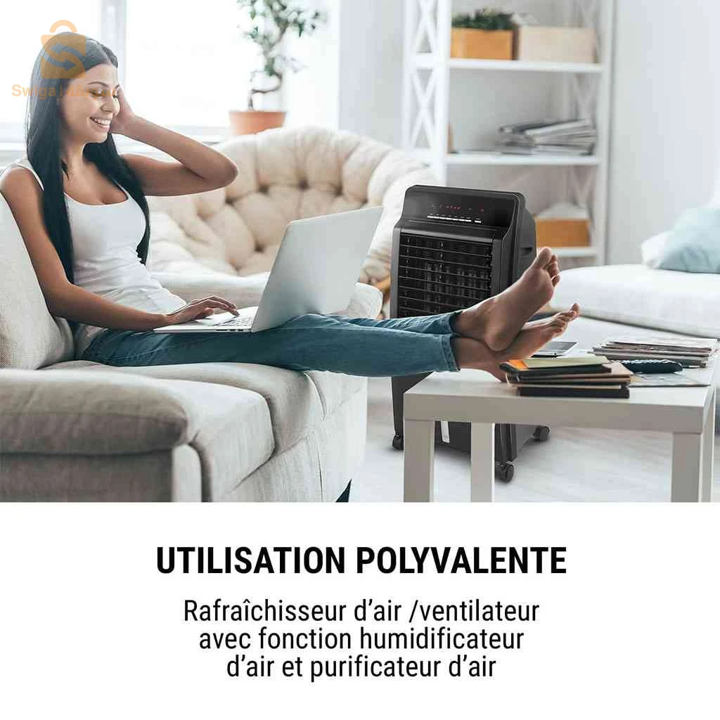 Refroidisseur d’Air Portable 4 en 1 Réservoir 8L – مبرد متنقل