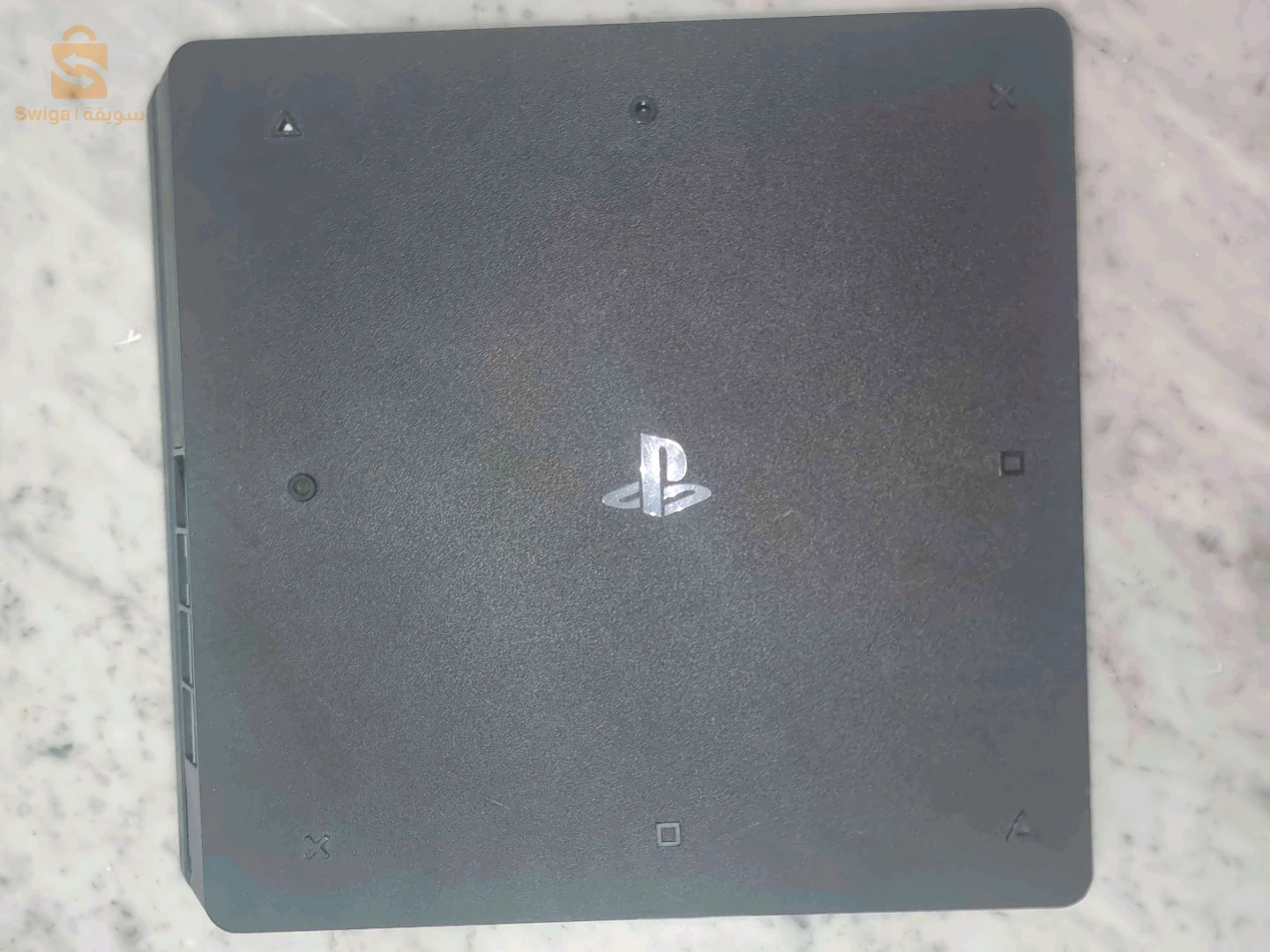 PS4SLIM 1TB مفلاشي12.02 بدون قرص+21لعبة+فلاش ديسك128GB