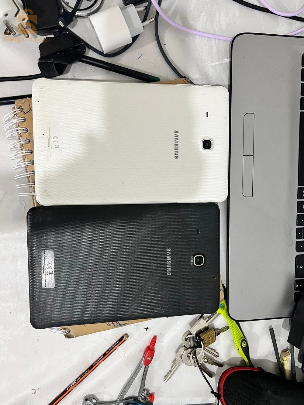 tablette, Samsung, tape E
