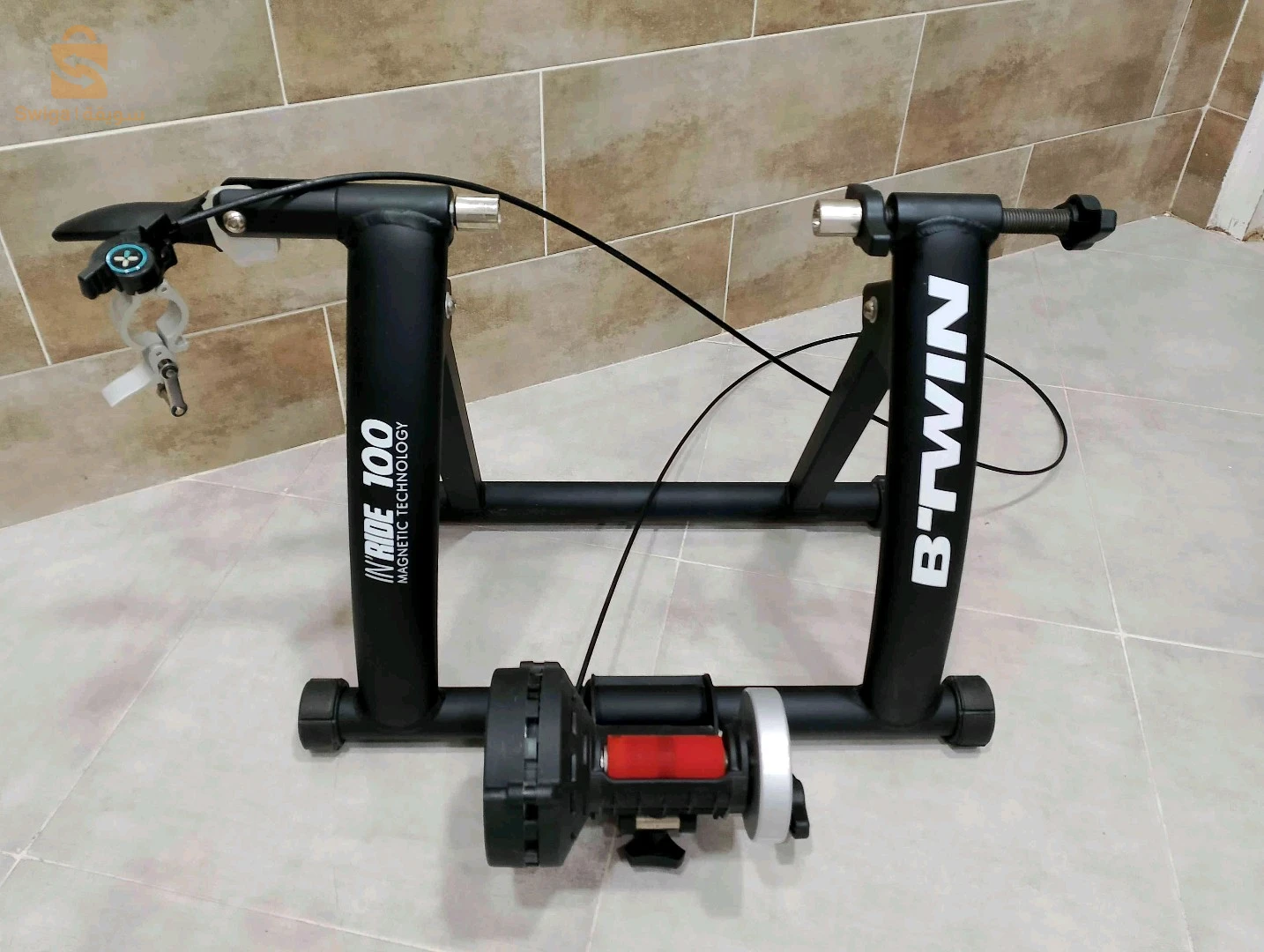 homme trainer vélo