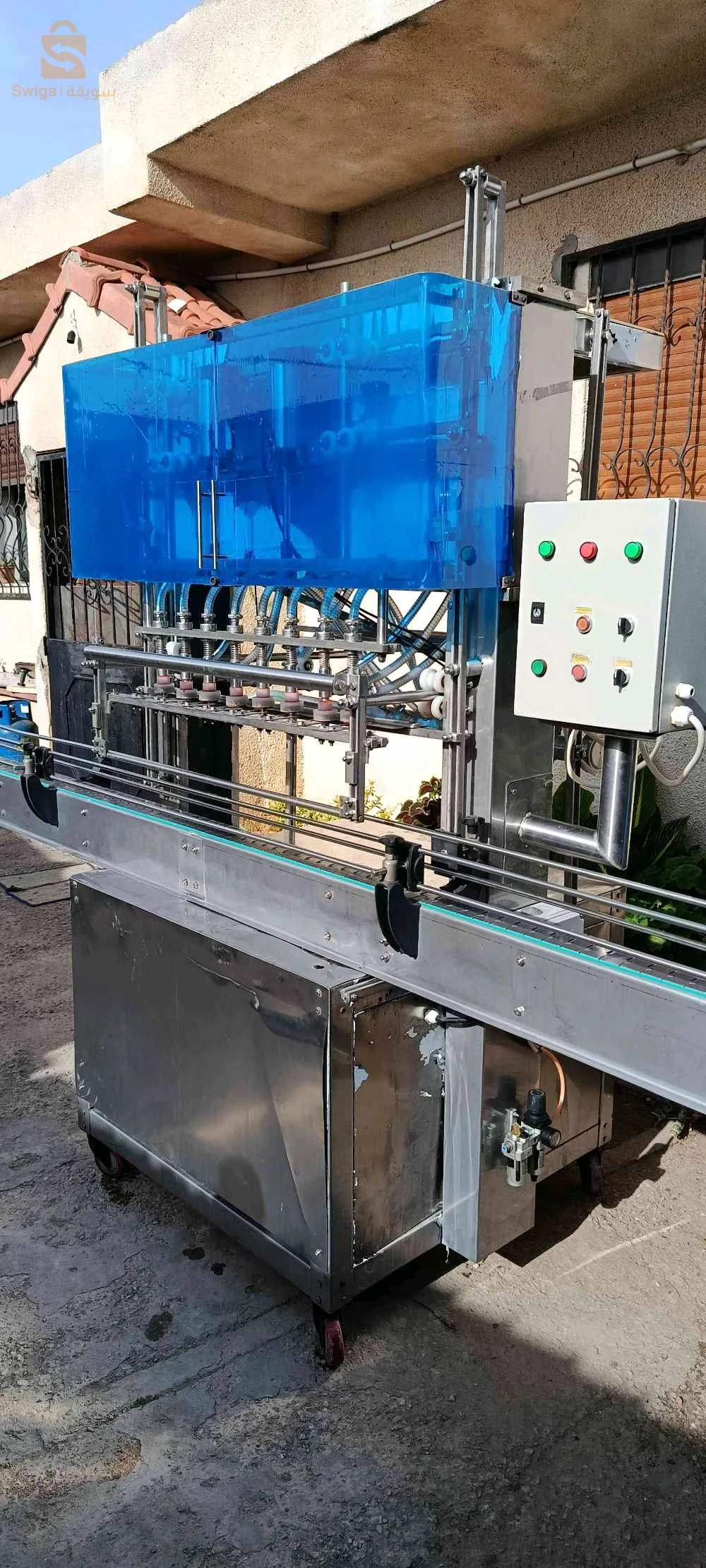 Remplisseuse semi automatic produit alimentaire 8 bec